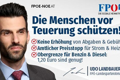 Die FPÖ NÖ fordert sofortige Entlastungen 